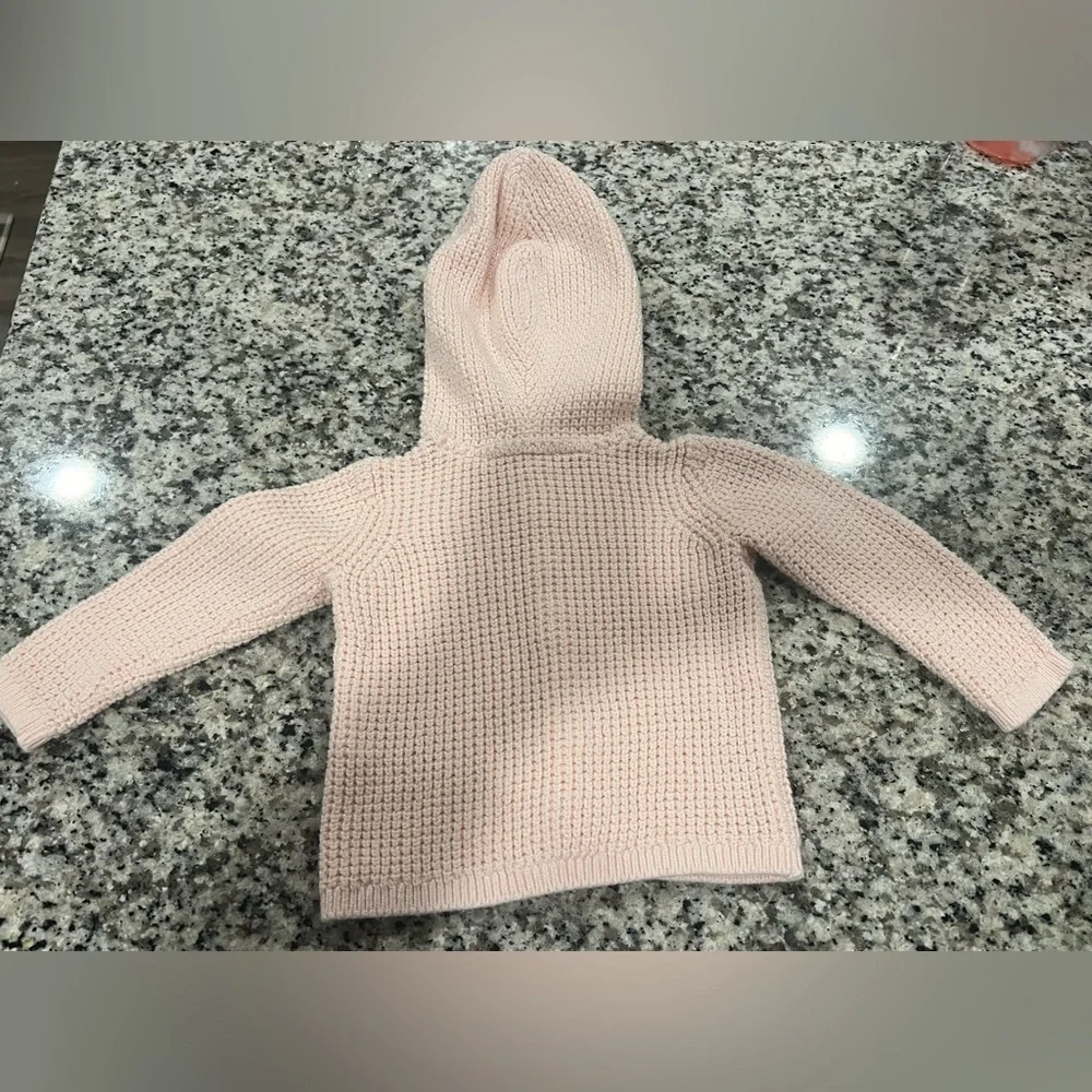 Carter’s Baby Girl Crochet Sweater in Light Pink Size 9 Months So Precious 💕